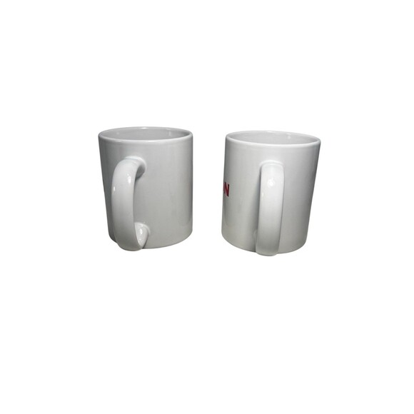 Vintage Exxon Coffee Mugs Cup Set Of 2 NEW NOS M Ware - Picture 3 of 11